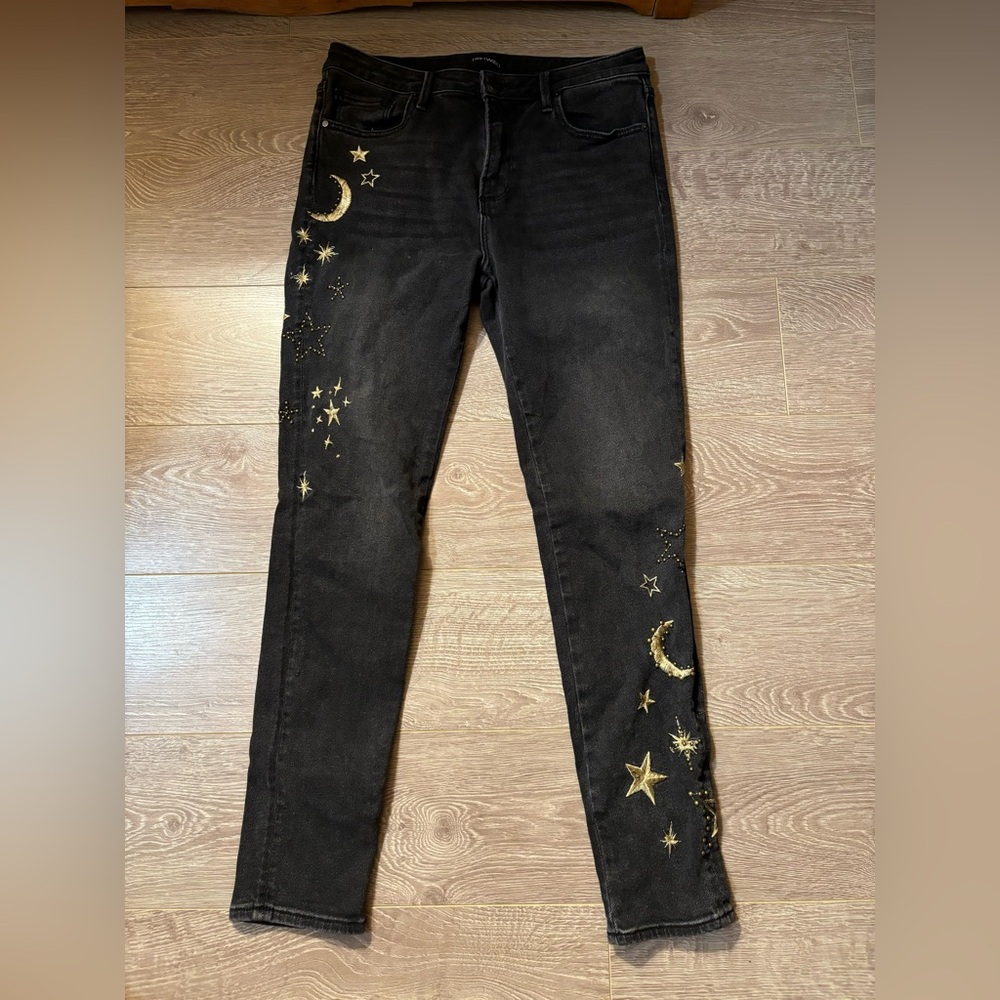 Embroidered DRIFTWOOD Jeans